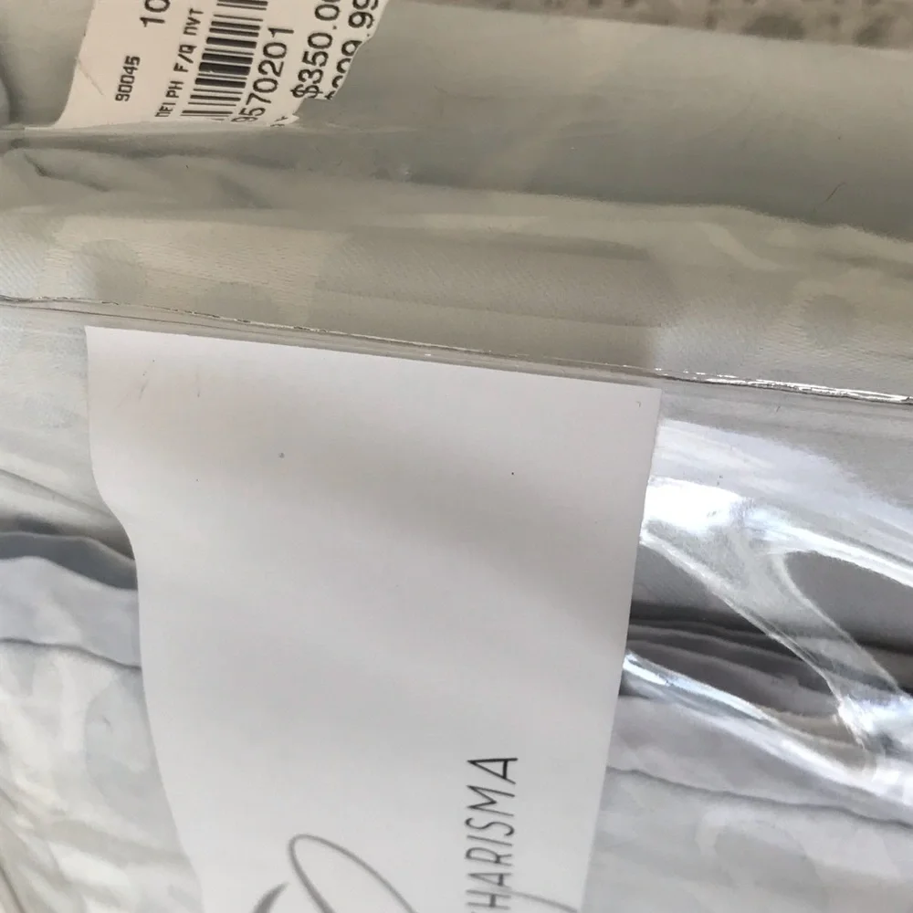 Charisma NWT$350 Duvet DeLano Delphinium Blue Qn
